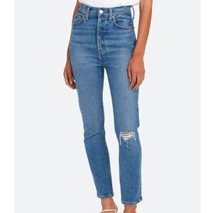 NWT RE/DONE 90s Ultra High-Rise Ankle Crop Jean 32